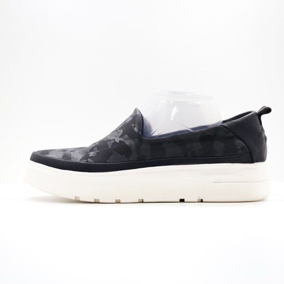 BareTraps Nevin Black Camouflage Faux-Leather Platform Slip On Sneakers - 10 - Picture 1 of 7